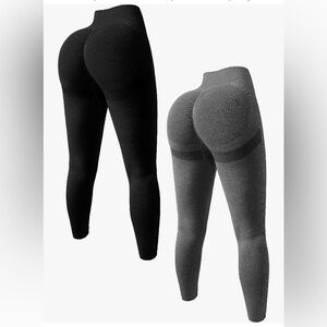 2 pairs women’s butt lifting leggings- never used